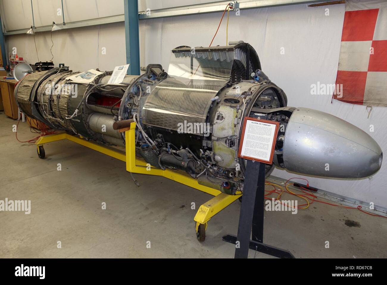 Allison J35 Turbojet Progettato Da General Electric Oregon Aria E Spazio Foto Stock Alamy Allison J35 Turbojet Progettato Da General Electric Oregon Aria E Spazio Foto Stock Alamy