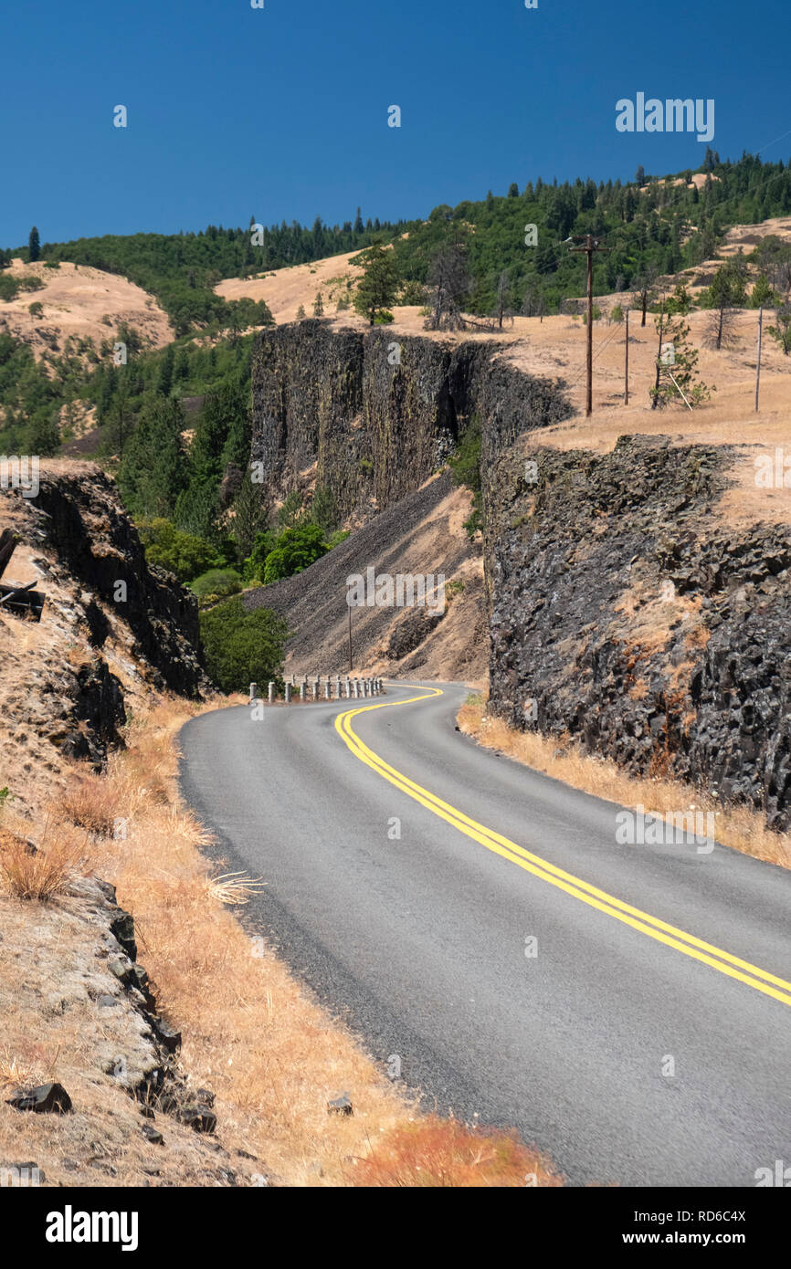Catherine Creek Columbia River Gorge Washington stato USA Foto Stock