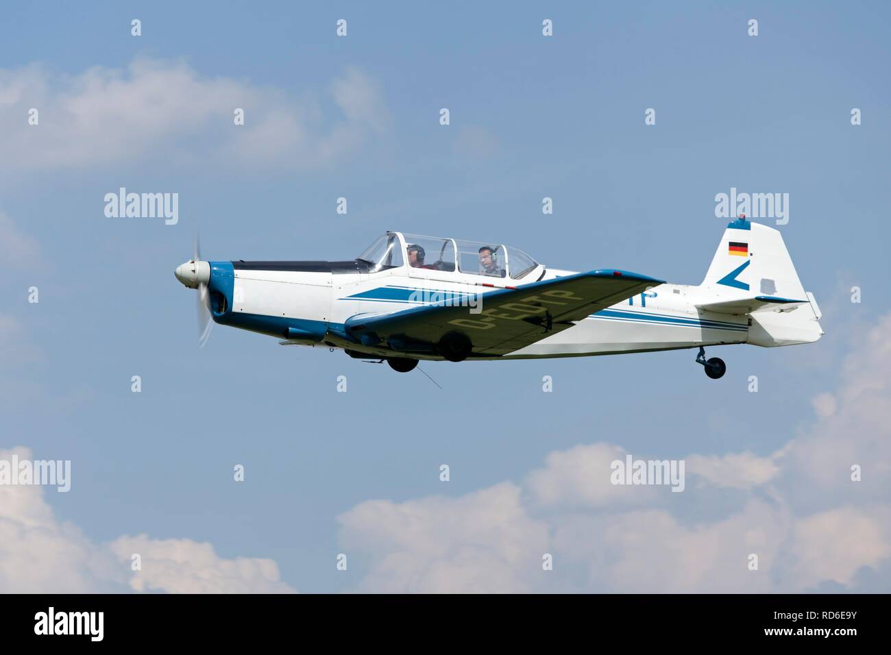 Zlin aereo, festival che celebra il centenario della airfield, Lueneburg, Bassa Sassonia, Germania Foto Stock