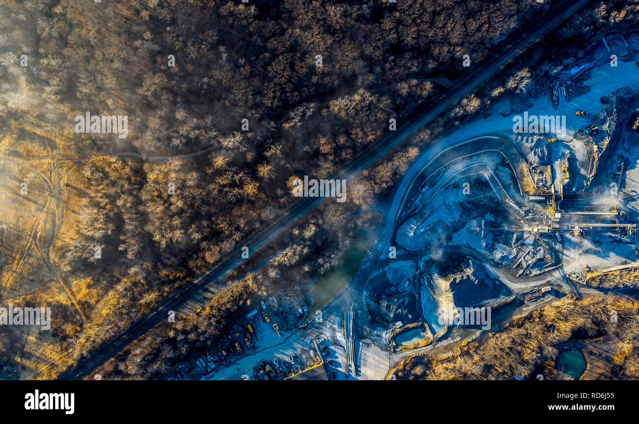 Highland sabbia e ghiaia Inc o Highland Pietra, città di Woodbury, Highland Mills, NY, STATI UNITI D'AMERICA Foto Stock