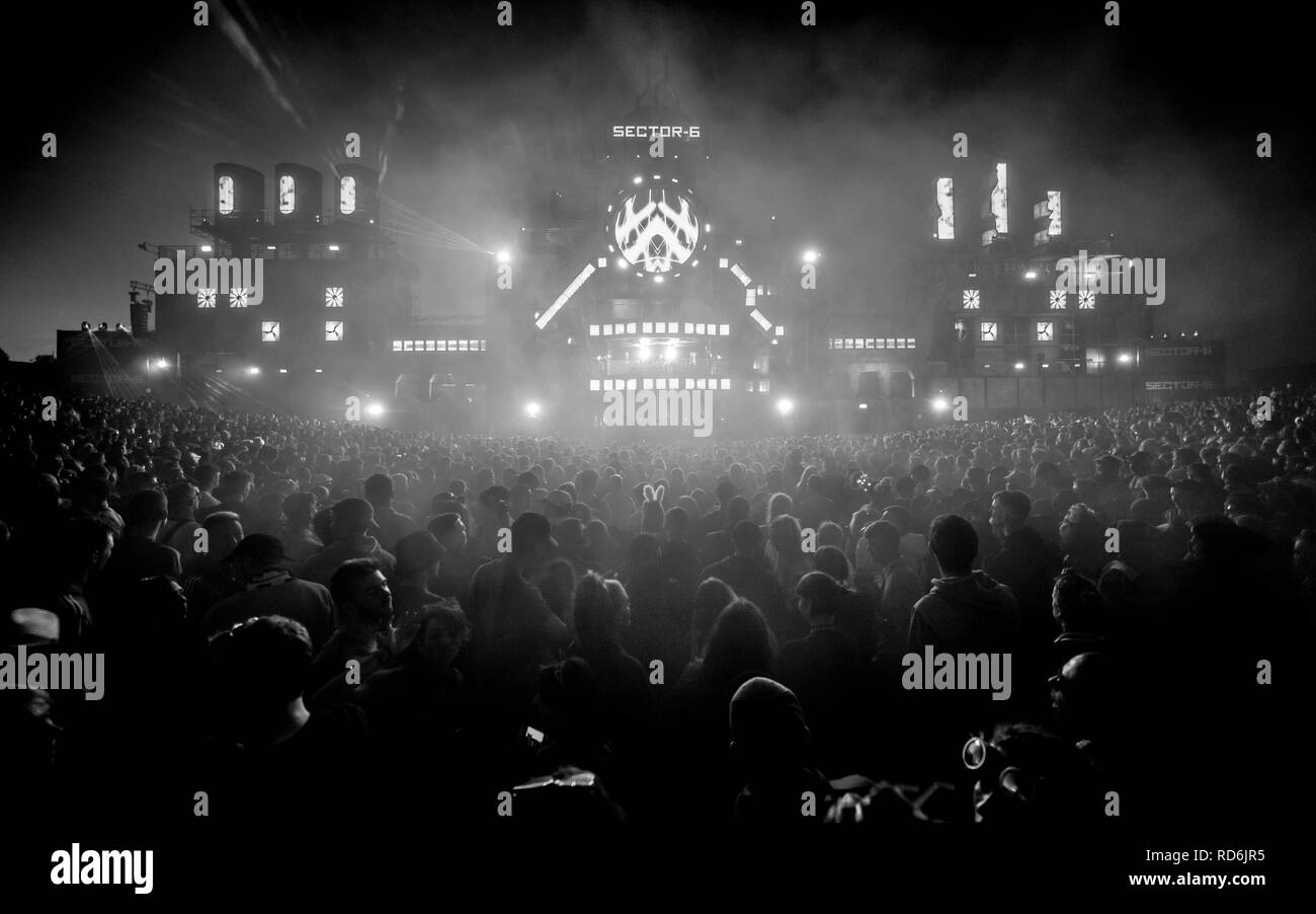 Boomtown Capitolo 10: La macchina non può essere arrestato, Boomtown Fair 2018 Foto Stock