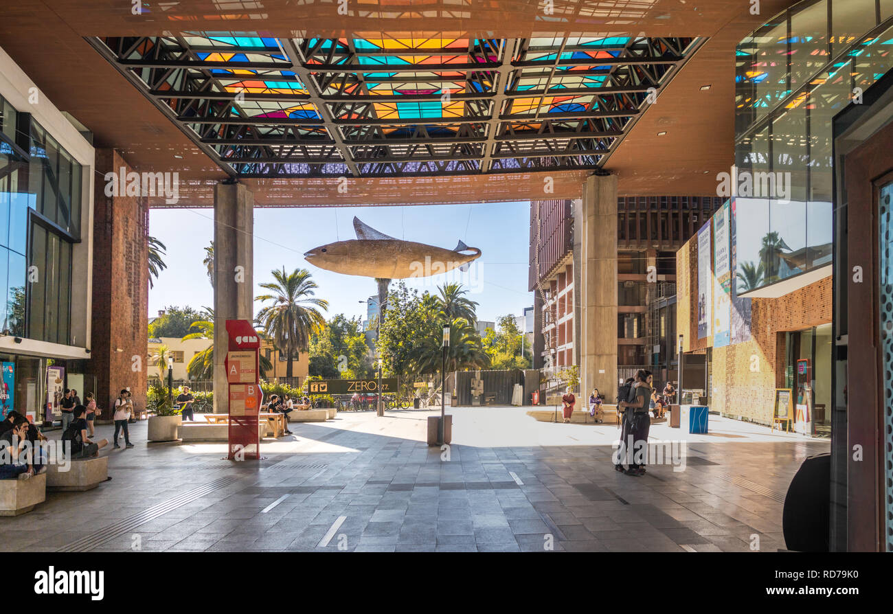 Gabriela Mistral Centro Culturale - Santiago del Cile Foto Stock
