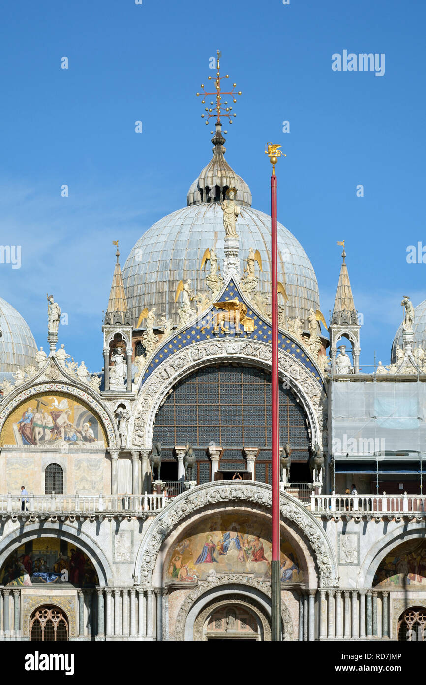 Basilica di San Marco di Venezia - Italia. Foto Stock