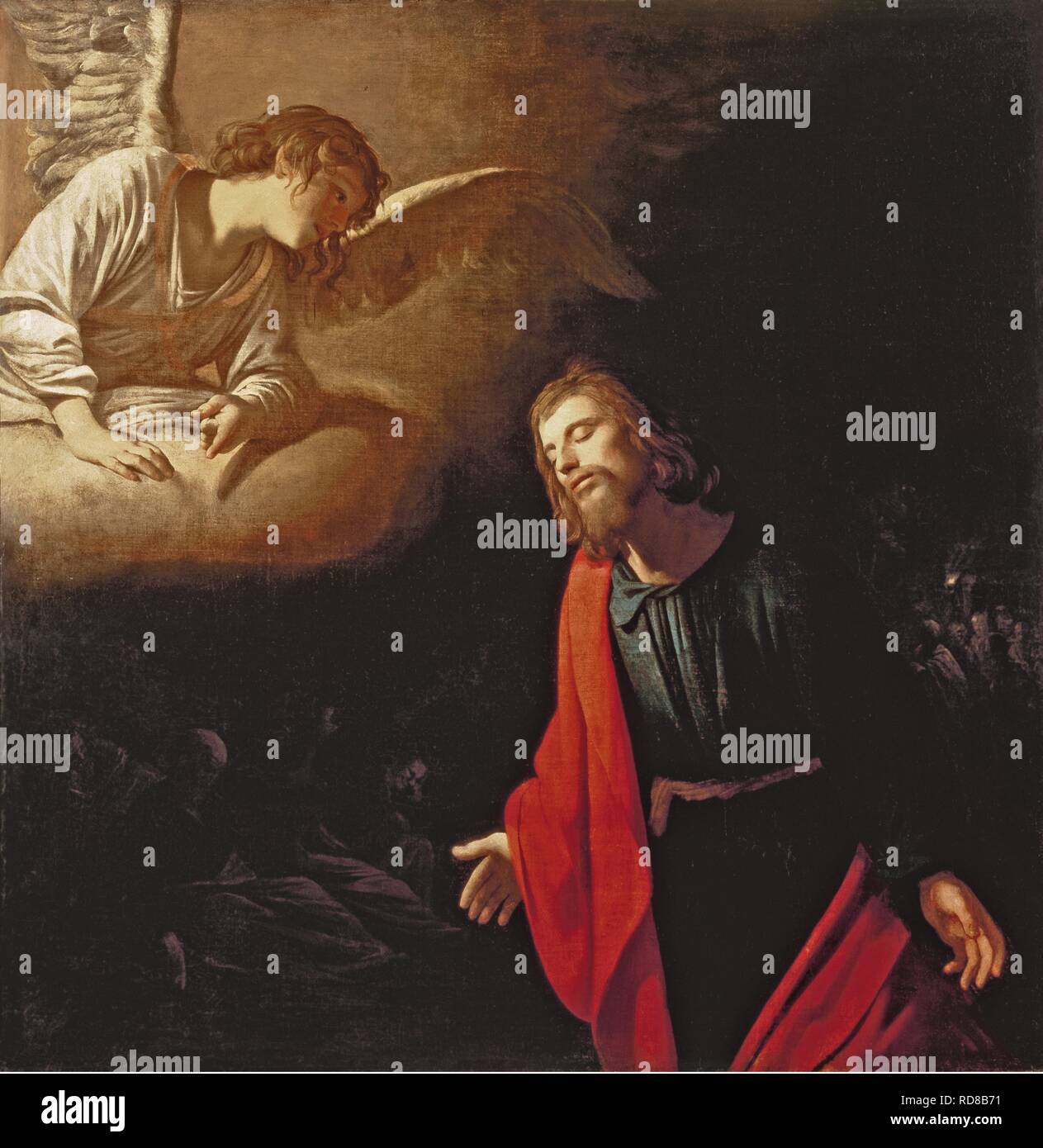 L'agonia nel giardino. Museo: Membro Hermitage di San Pietroburgo. Autore: HONTHORST, GERRIT VAN. Foto Stock