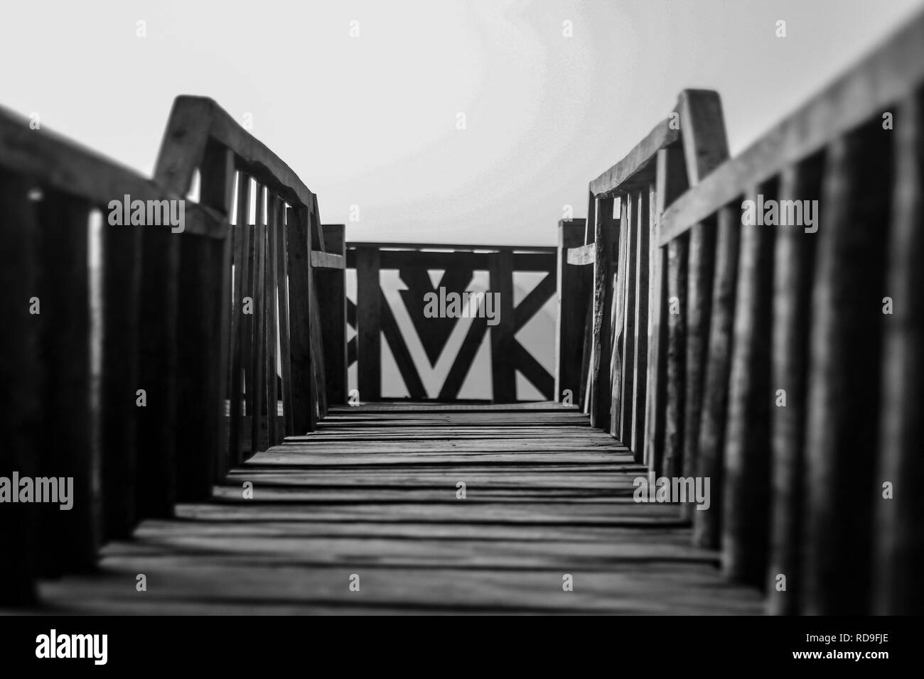 Fragile del ponte Foto Stock