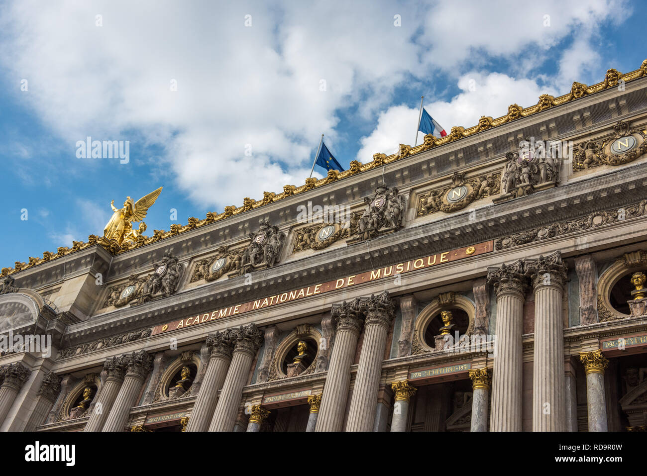 Strade di Parigi, Francia - Viaggiare in Europa - ottobre Foto Stock