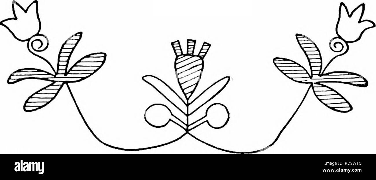 . La doppia curva a motivo nel nordest Algonkian art. Algonquian indiani; arte indiana; Algonquian art. . Si prega di notare che queste immagini vengono estratte dalla pagina sottoposta a scansione di immagini che possono essere state migliorate digitalmente per la leggibilità - Colorazione e aspetto di queste illustrazioni potrebbero non perfettamente assomigliano al lavoro originale. Speck, Frank Gouldsmith, 1881-1950. Ottawa, G. P. O. Foto Stock