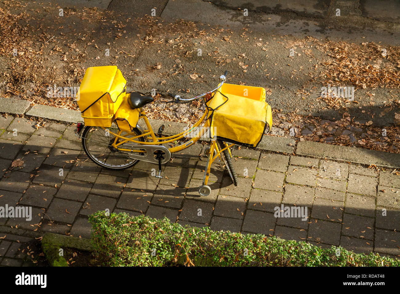 Portalettere bike Foto Stock