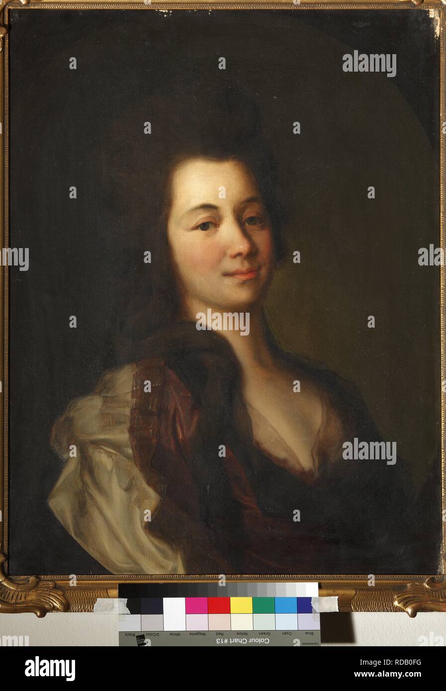 Ritratto di Maria Lvova Alexeevna, née Dyakova. Museo: Collezione privata. Autore: Levitsky, Dmitri Grigorievich. Foto Stock