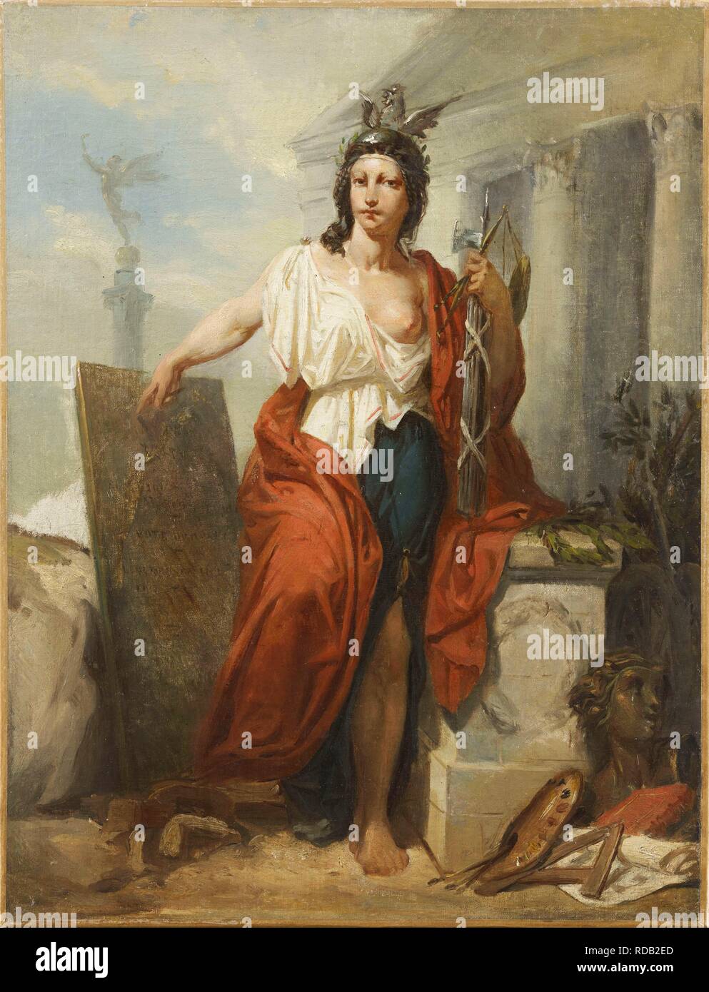 La République (figura allegorica della Repubblica francese). Museo: il Musée de l'Oise, Beauvais. Autore: anonimo. Foto Stock