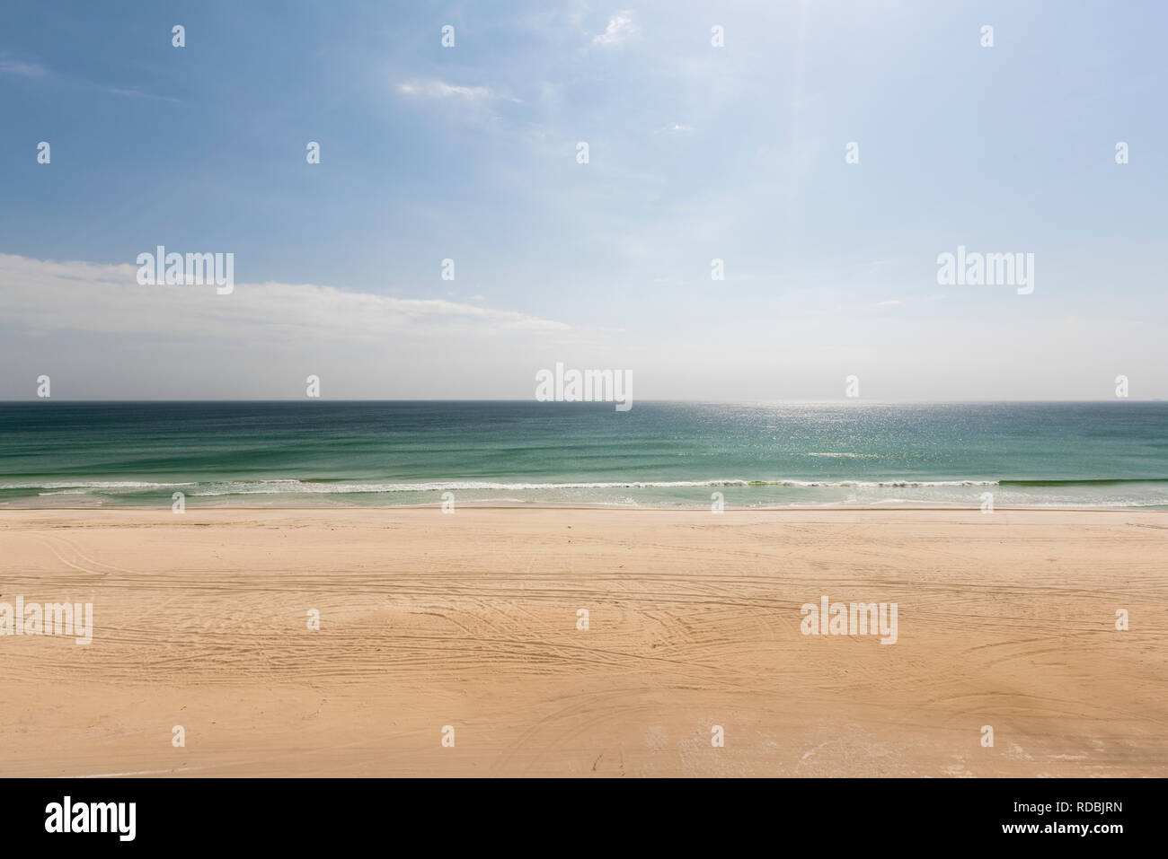 Spiaggia Dahariz in Salalah, Dhofar Governatorato, Oman. Foto Stock