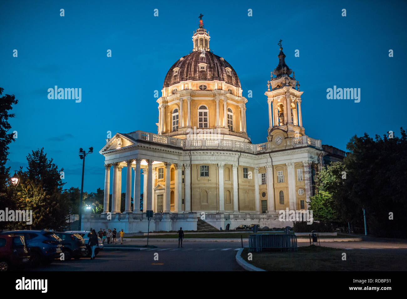 Basilica di Superga Torino, Italia. Foto Stock