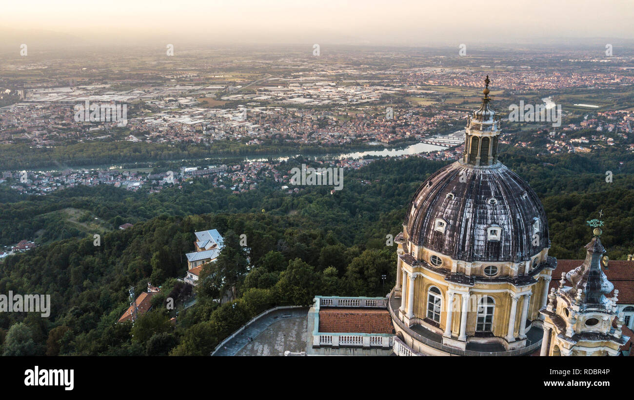 Basilica di Superga Torino, Italia, Europa. Foto Stock