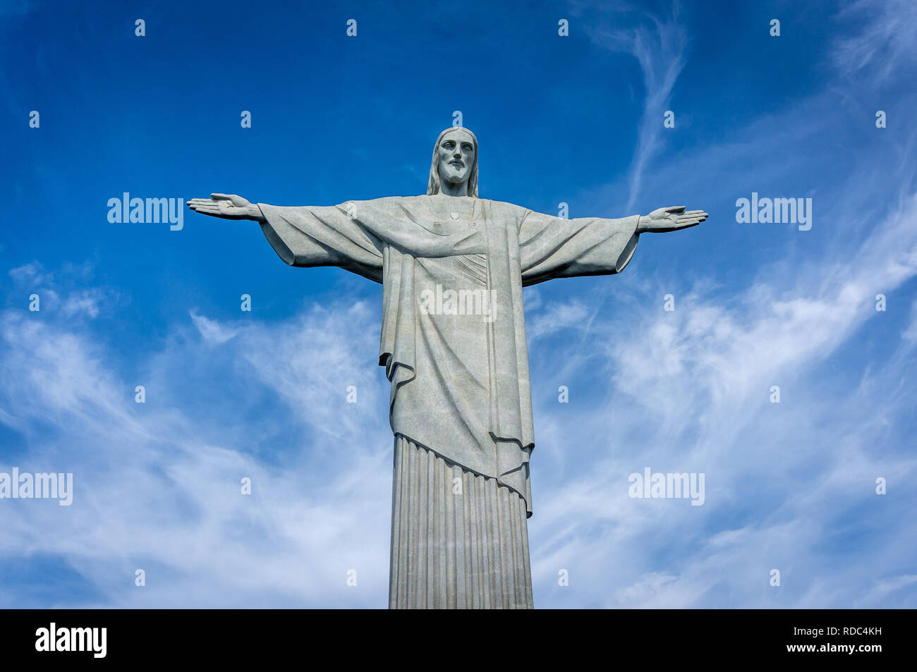 Cristo Redentore, Rio de Janeiro, Brasile Foto Stock