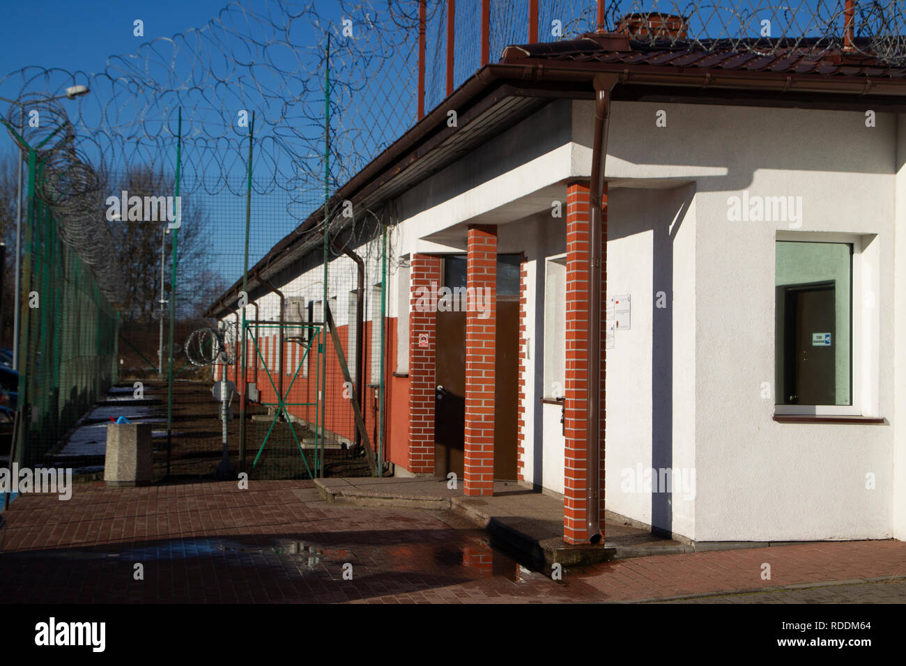 Gdansk, Polonia 18 gennaio 2019. Prigione Gdansk-Przerobka luogo dove colpevole dell attentato contro il sindaco di Danzica Piotr Adamowicz si trova Stefan W. Credit:Slawomir Kowalewski/Alamy Live News Foto Stock