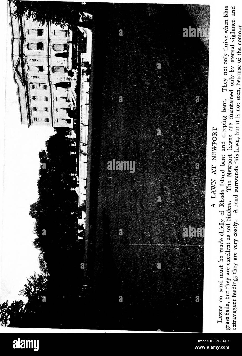 . Prati e come farli : insieme con la corretta tenuta del putting green . Prati. . Si prega di notare che queste immagini vengono estratte dalla pagina sottoposta a scansione di immagini che possono essere state migliorate digitalmente per la leggibilità - Colorazione e aspetto di queste illustrazioni potrebbero non perfettamente assomigliano al lavoro originale. Barron, Leonard, 1868-1938. Città Giardino, N. Y. : Doubleday, pagina &AMP; Co. Foto Stock