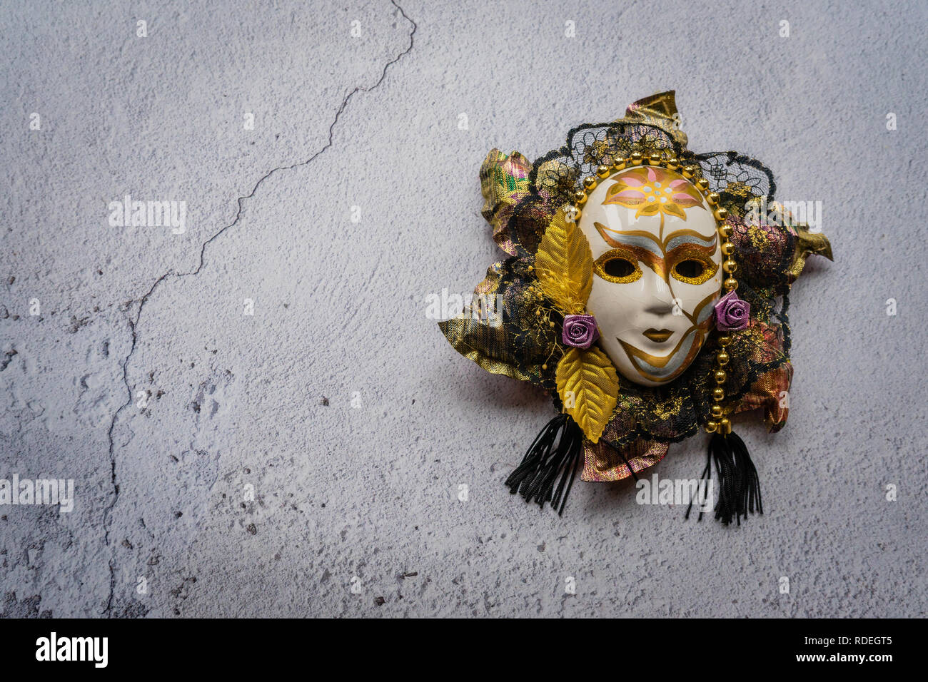 Maschere Veneziane Carnevale Venezian – Coppia Per Uomo E Donna, Decorazione Parete O Feste In Maschera