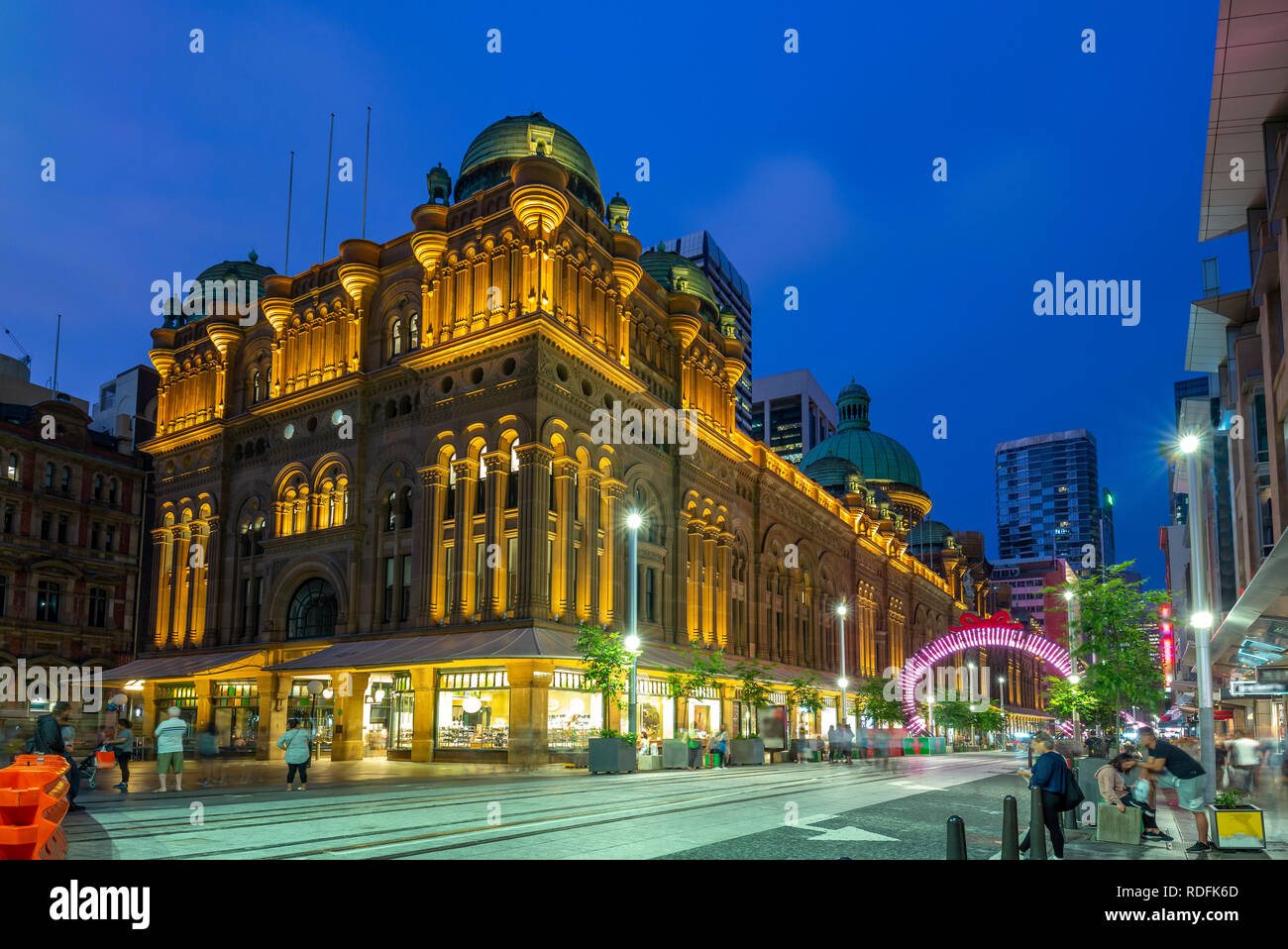 Queen Victoria Building, un sito storico di Sydney Foto Stock