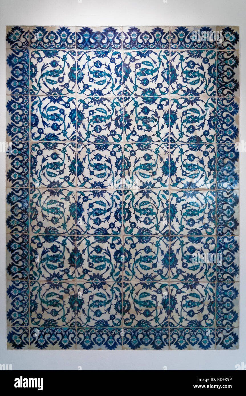 Orientale Arte Islamica raccolta nel Museo Calouste Gulbenkian, Lisbona, Portogallo Foto Stock