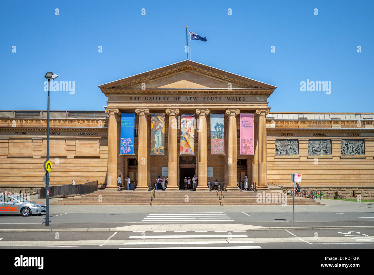 Sydney, Australia - 8 Gennaio 2019: galleria d'arte del Nuovo Galles del Sud, la più importante galleria pubblica di Sydney e uno dei più grandi in Australia Foto Stock