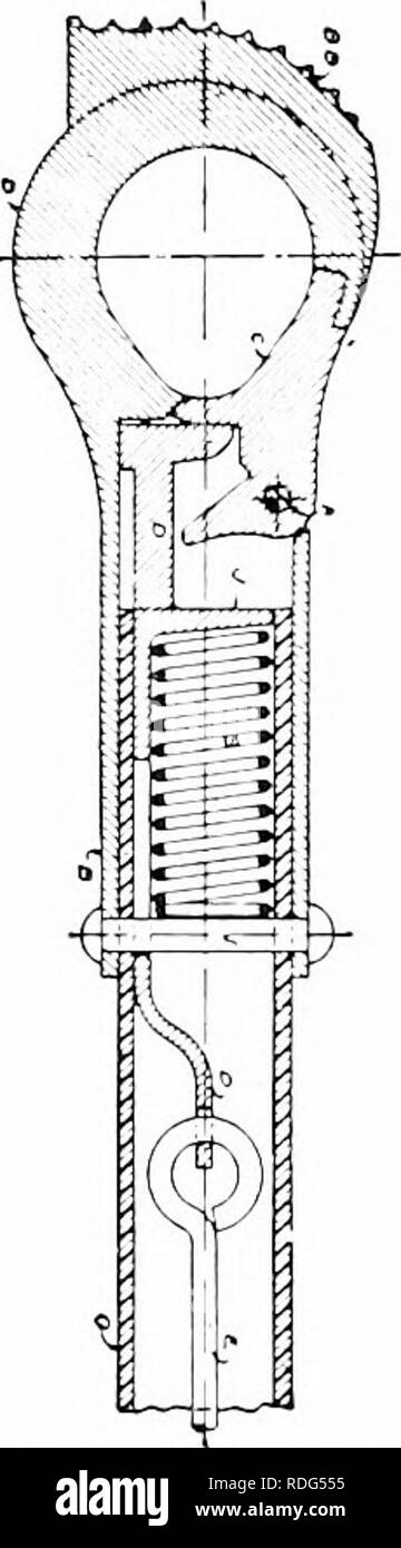 . Il James titolo : Un libro che mostra come costruire e attrezzare un pratico fino a data dairy barn. Fienili e stalle e fienili; fienili; Dairying. 310 ^&lt;5?^ jA(?ac:s T3JA.V il gancio di bloccaggio. Sezione L ock gancio. Si prega di notare che queste immagini vengono estratte dalla pagina sottoposta a scansione di immagini che possono essere state migliorate digitalmente per la leggibilità - Colorazione e aspetto di queste illustrazioni potrebbero non perfettamente assomigliano al lavoro originale. James Manufacturing Co. Fort Atkinson, Wis. : Foto Stock