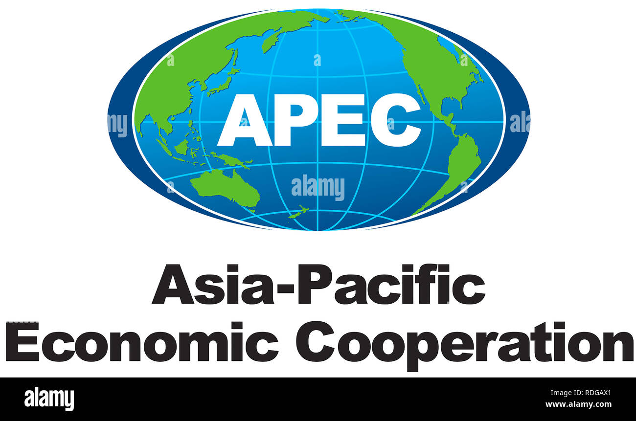 Stemma della Cooperazione economica Asia-Pacifico APEC con sede a Singapore  Foto stock - Alamy