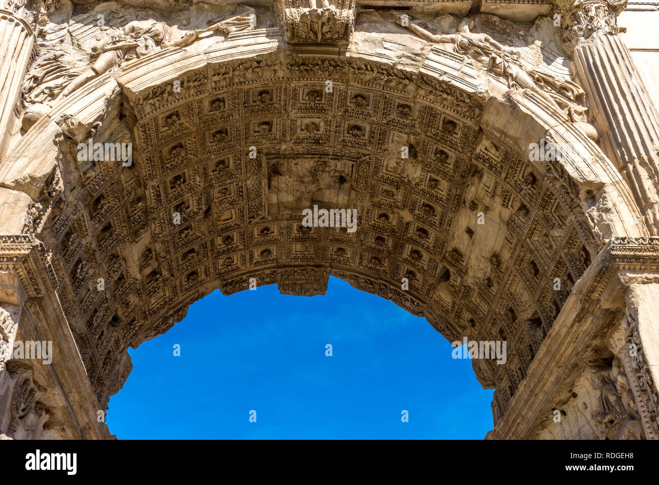 L'Europa, Italia, Roma, Foro Romano Arco di Tito, Foto Stock