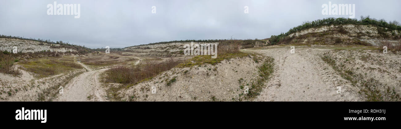 Cherry Hinton chalk cava appena fuori Cambridge, Regno Unito Foto Stock