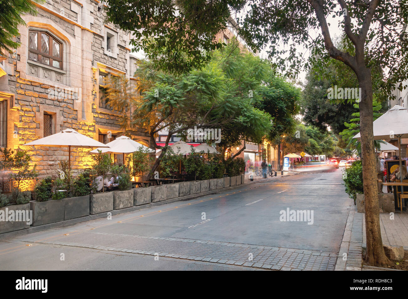 Quartiere Lastarria - Santiago del Cile Foto Stock