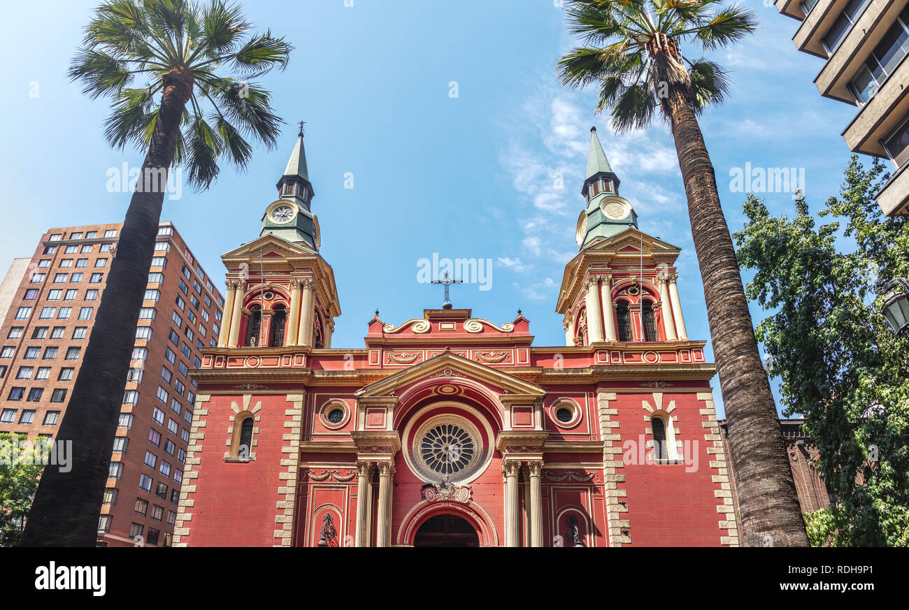 La Merced Chiesa - Santiago del Cile Foto Stock