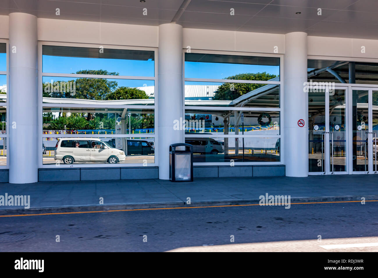 VC Bird International Airport, Pavilion Dr, Osbourn, Antigua. Foto Stock