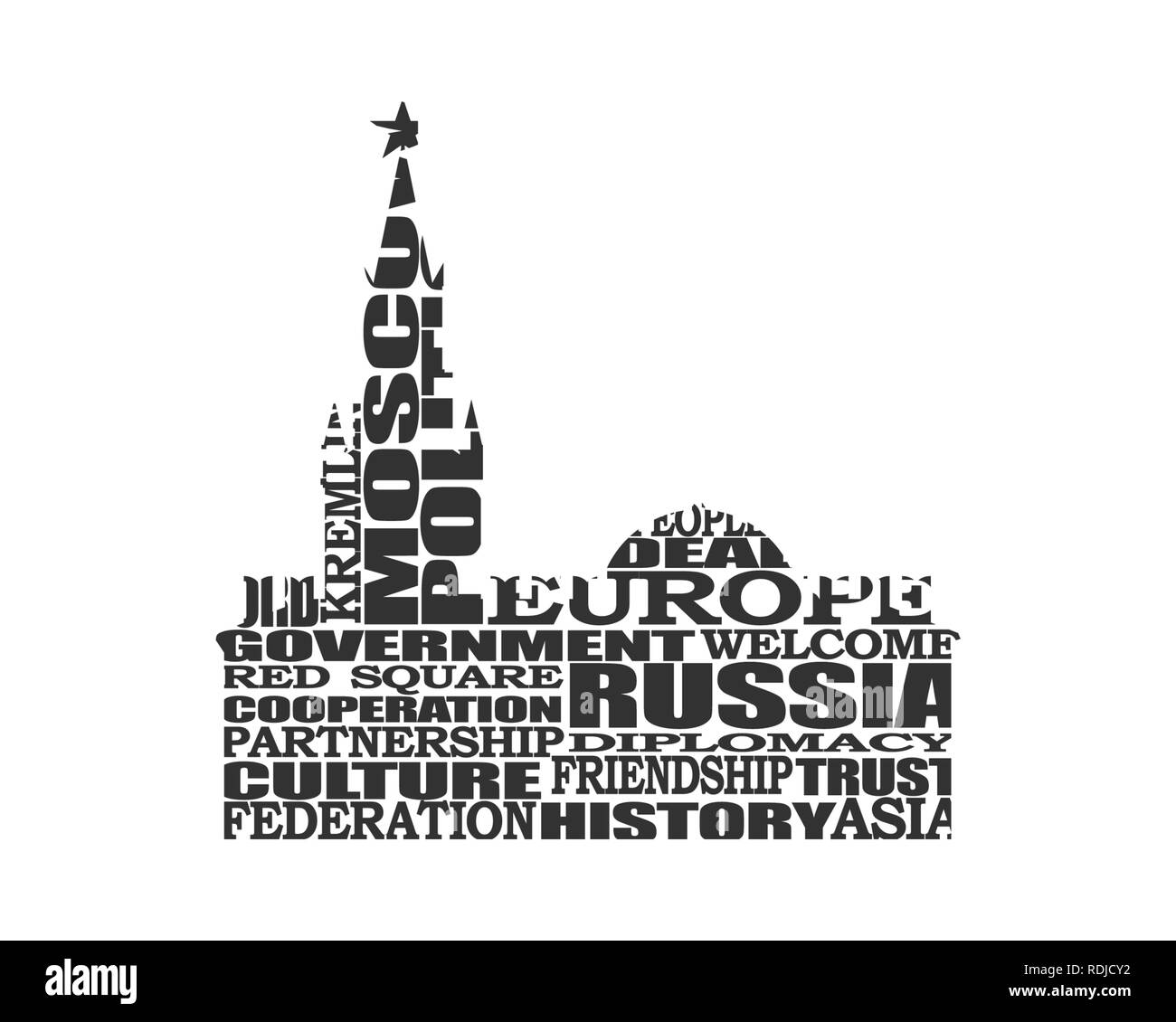 Torre Spasskaya del Cremlino di Mosca Illustrazione Vettoriale