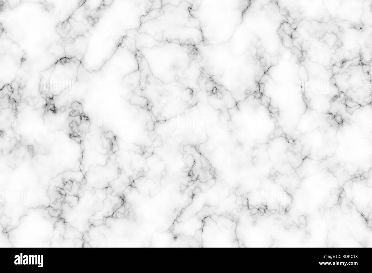 Marmo design texture, in bianco e nero inchiostro superficie marmorizzazione - Abstract illustrazione dello sfondo. Foto Stock
