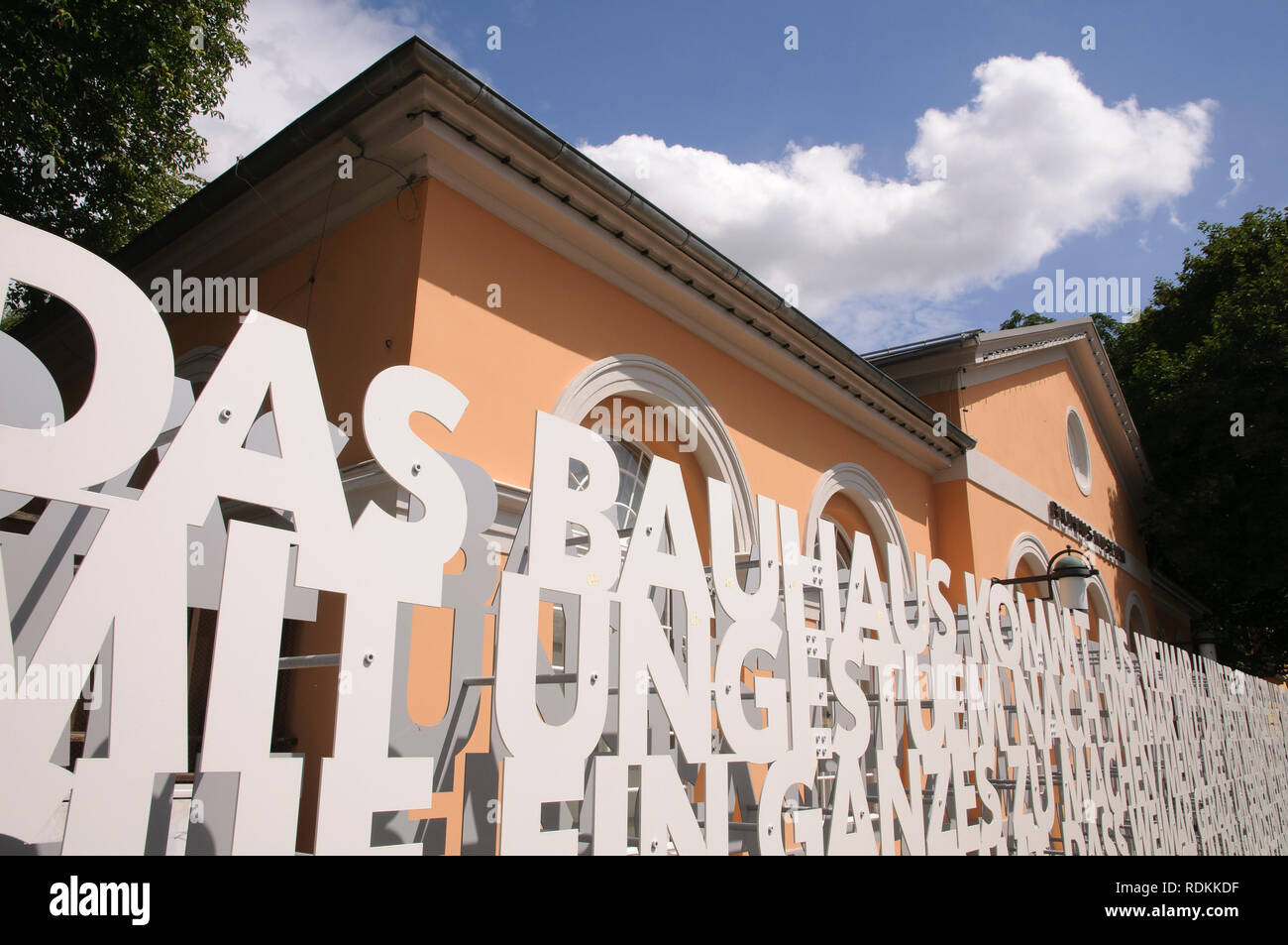 Das alte Bauhaus-Museum in Weimar ist seit Anfang 2018 geschlossen, Thüringen, Deutschland, Europa Foto Stock