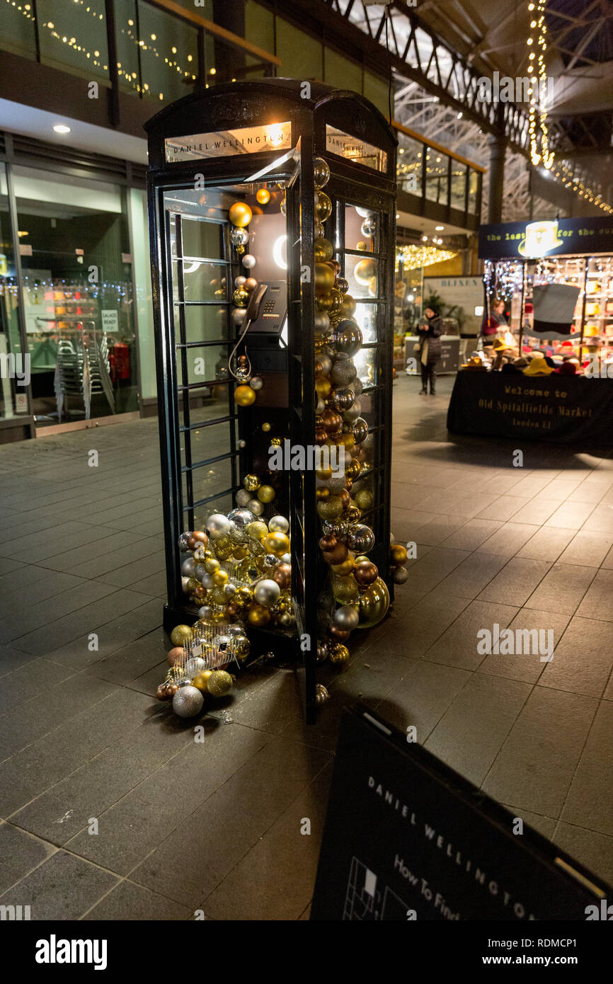 Daniel Wellington, Spitalfields, Londra Foto Stock