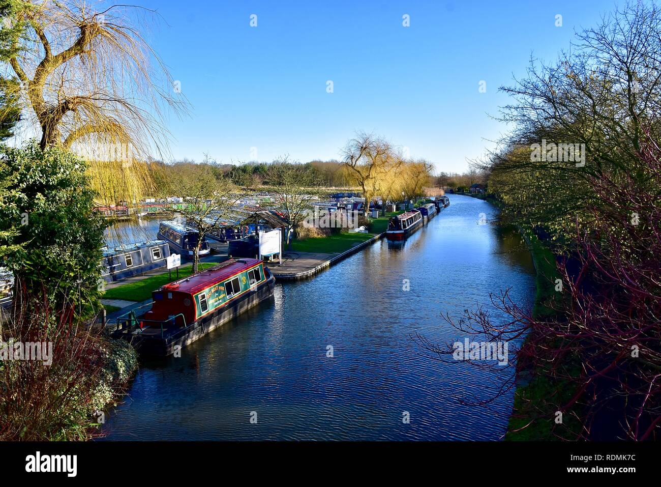 Radlett Marina Foto Stock