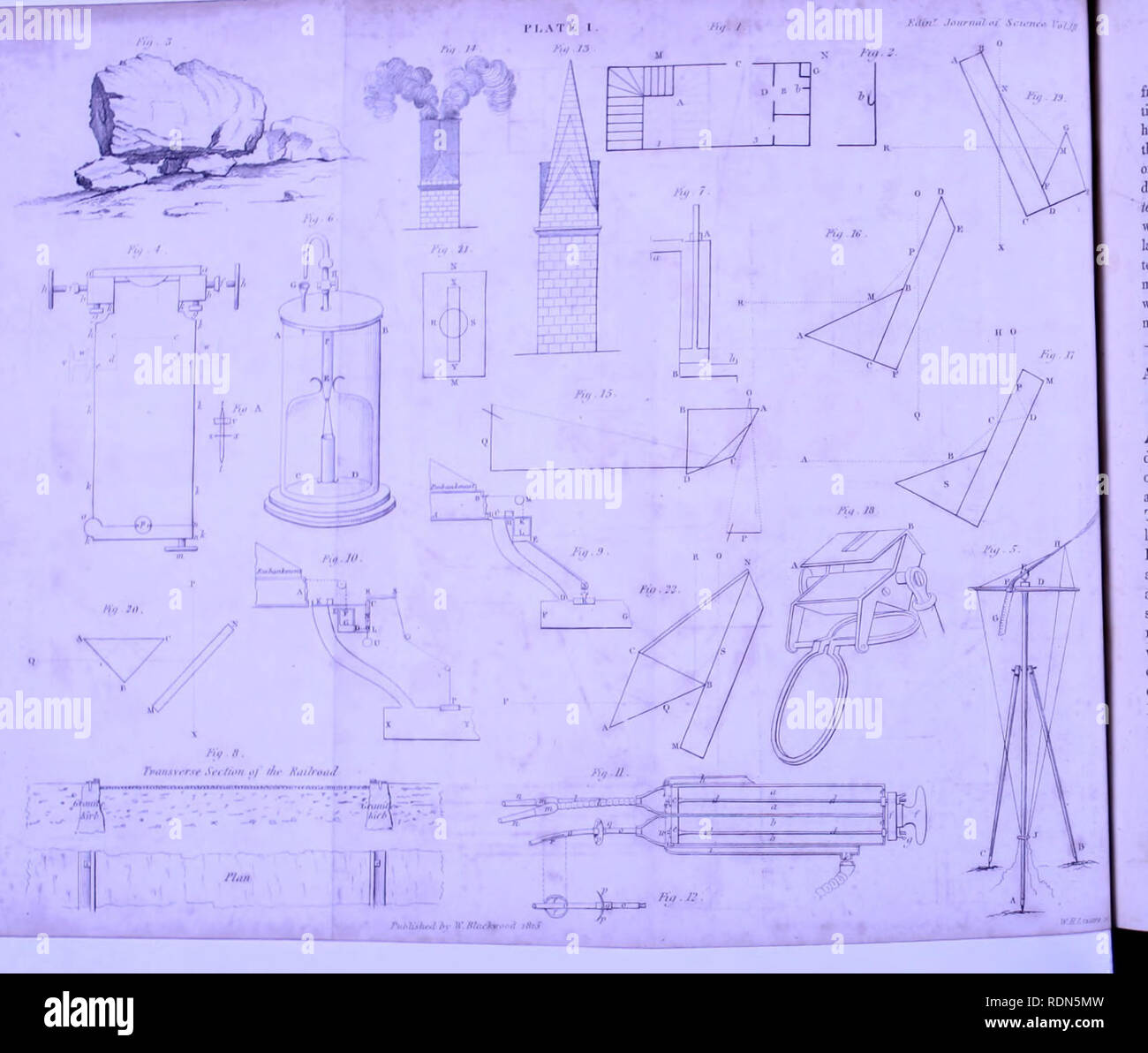 . Edinburgh ufficiale della scienza. . Si prega di notare che queste immagini vengono estratte dalla pagina sottoposta a scansione di immagini che possono essere state migliorate digitalmente per la leggibilità - Colorazione e aspetto di queste illustrazioni potrebbero non perfettamente assomigliano al lavoro originale. Edinburgh Foto Stock