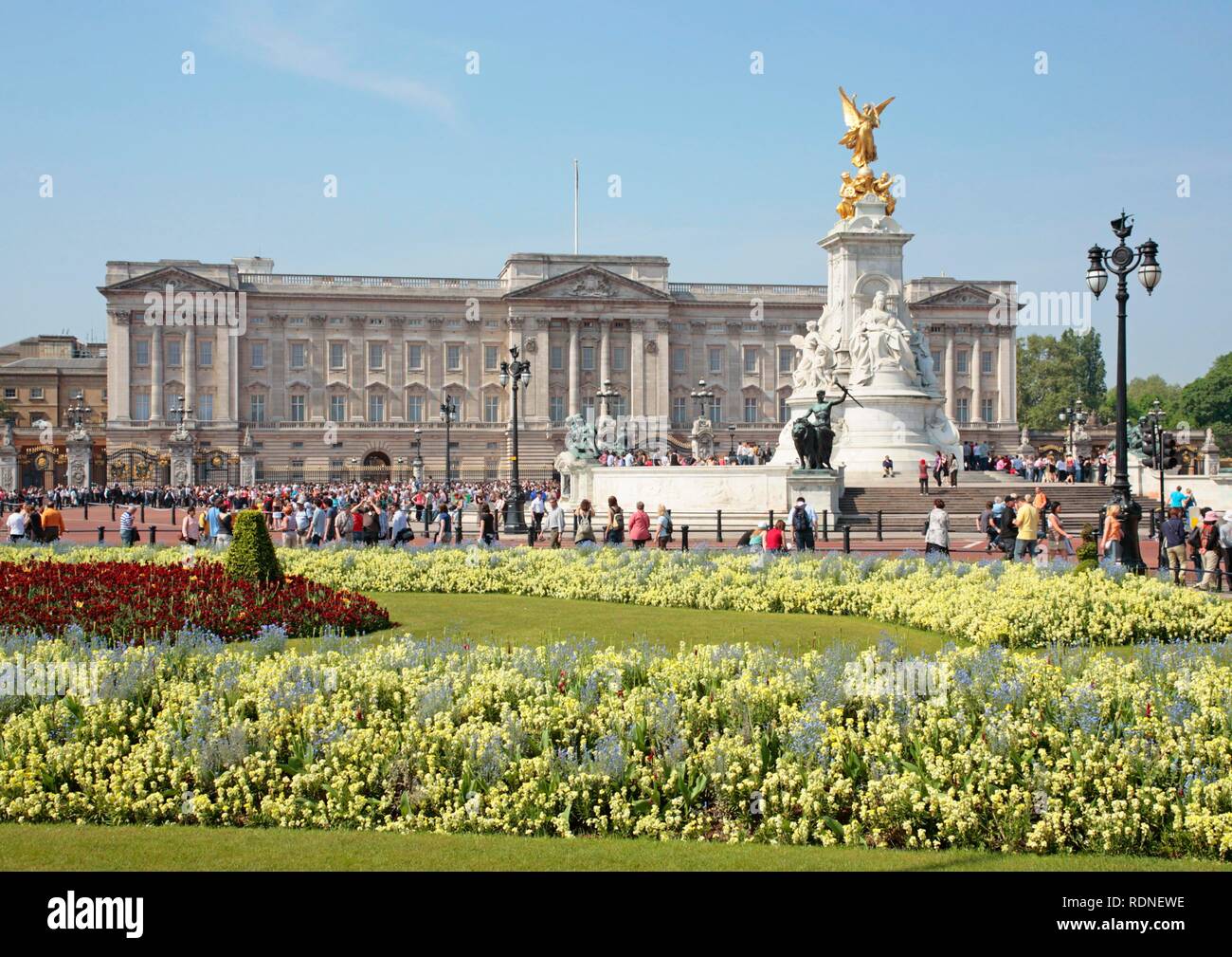 Buckingham Palace di Londra, Gran Bretagna, Europa Foto Stock