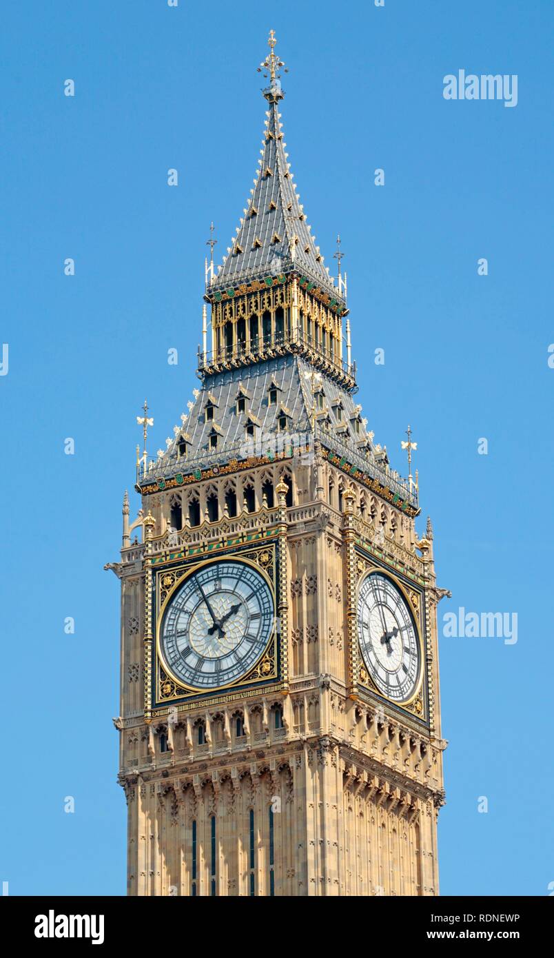 Big Ben, Londra, Gran Bretagna, Europa Foto Stock