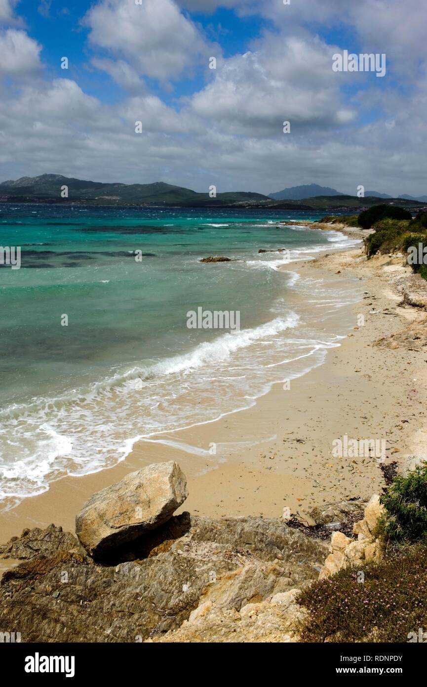 Spiaggia Di Golfo Aranci Gallura Provincia Di Olbia Tempio