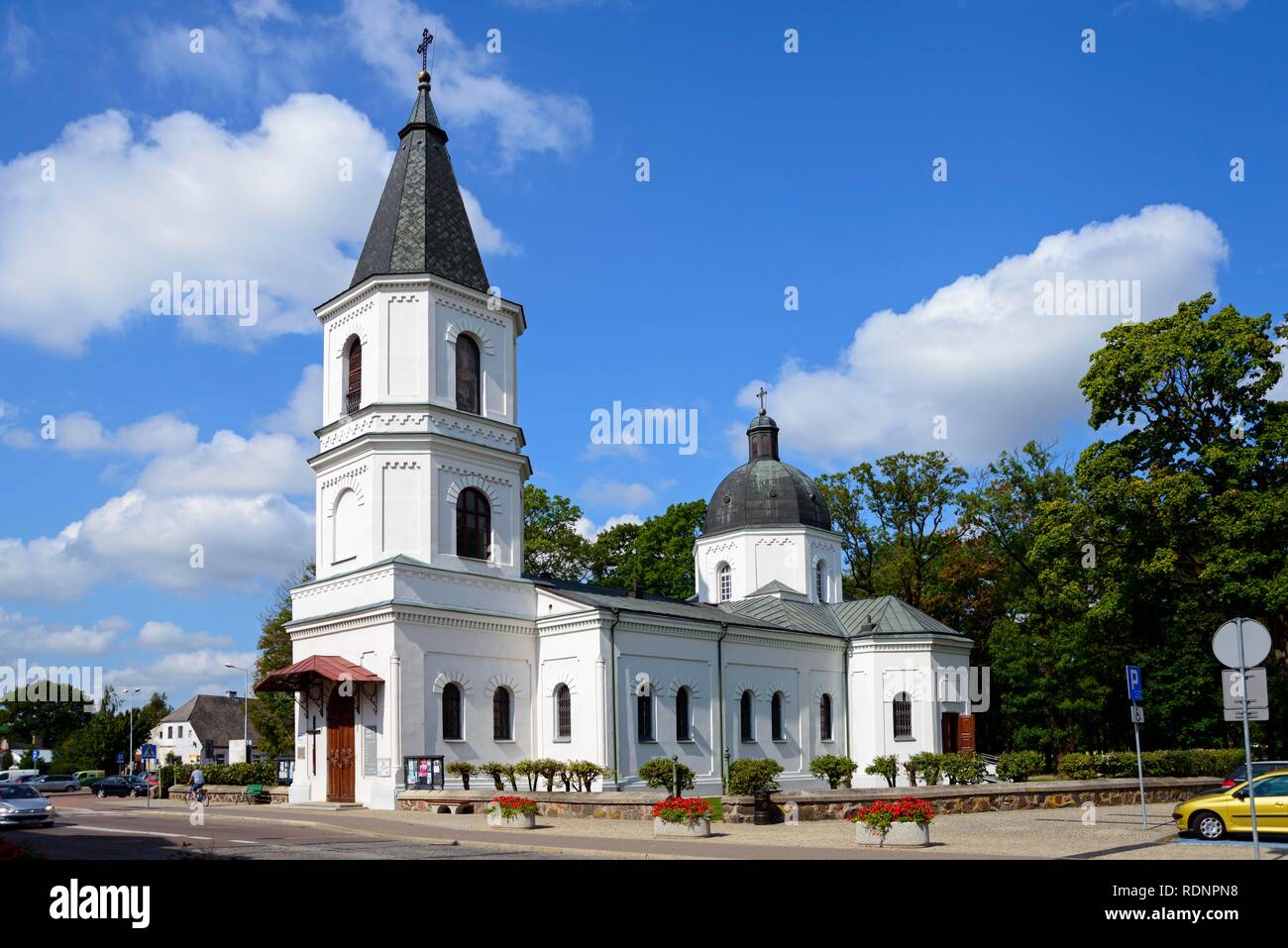 Chiesa del Sacro Cuore di Gesù, Suwalki, Podlaskie, Polonia Foto Stock