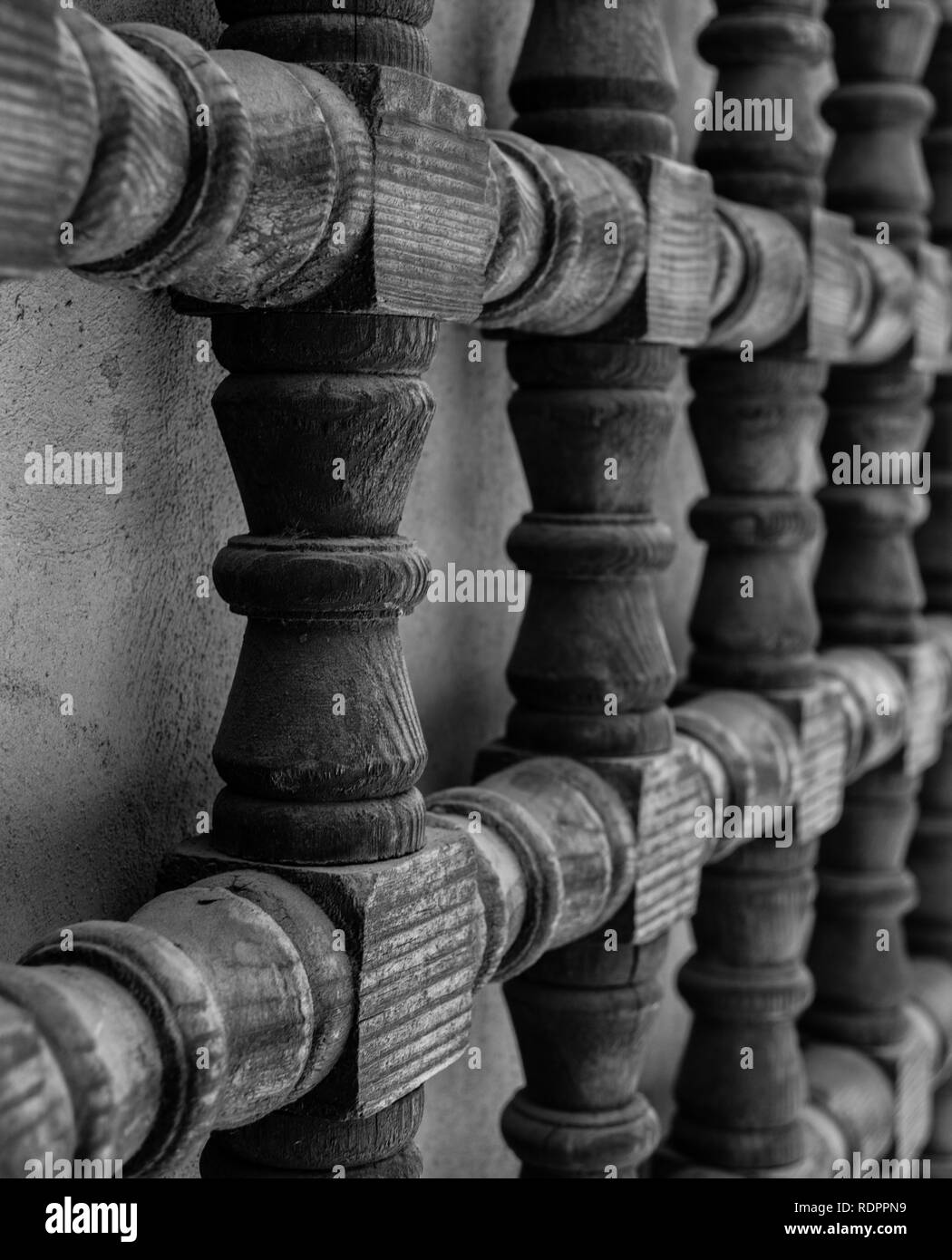 Arabesque legno Foto Stock