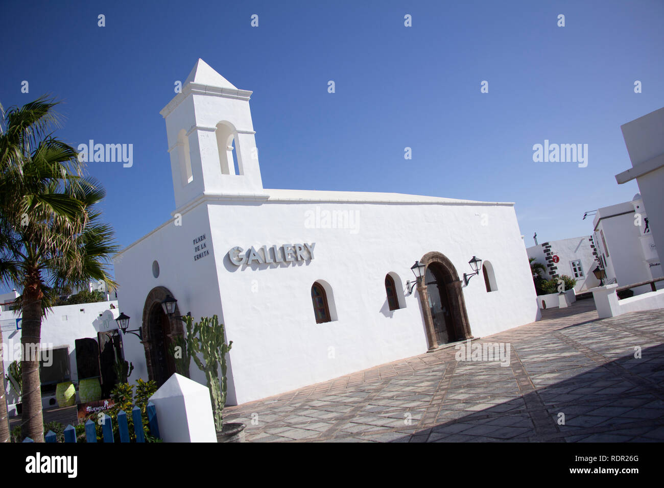 Galleria in Playa Blanca, Lanzarote in Spagna Foto Stock