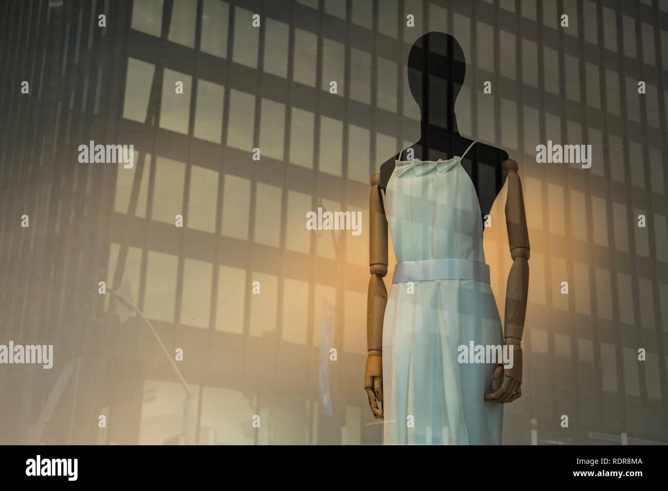 Moda Display in vetrine, Beverly Hills, Los Angeles, California, Stati Uniti d'America Foto Stock