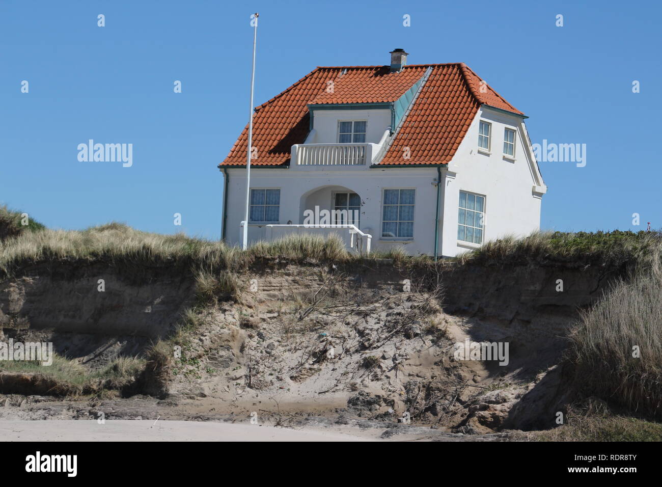 Sommerurlaub in Lökken in Nord-Dänemark Foto Stock