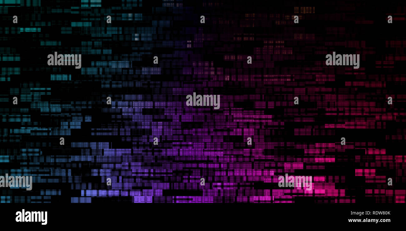 Sistema di gestione integrato in una rete di dati Foto Stock