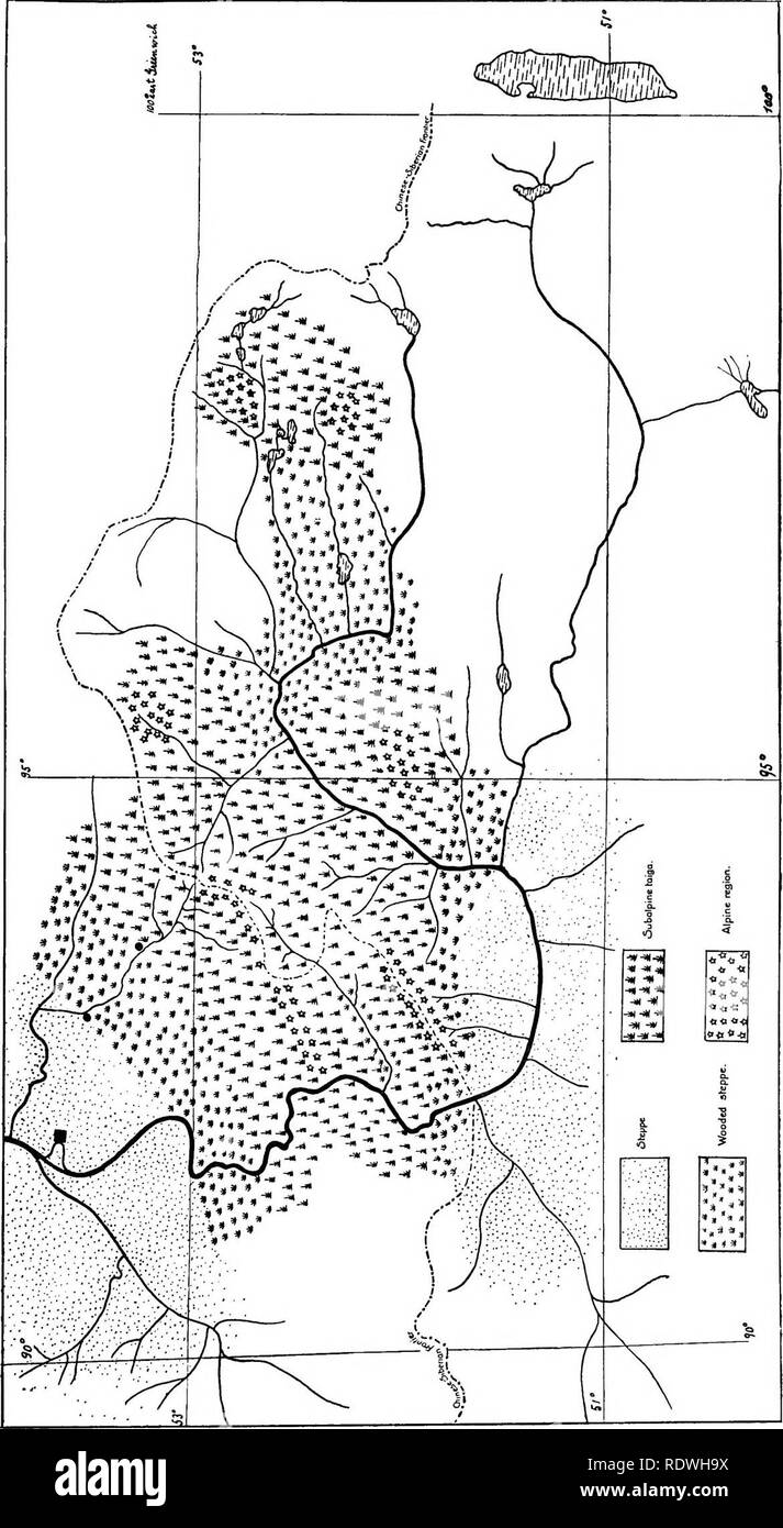 . La vegetazione delle frontiere Siberian-Mongolian (l'Sayansk regione). La botanica; Botanica. O a m b u &gt; u "un &gt; B e C/2 a. una: o V ac o a. cs. Si prega di notare che queste immagini vengono estratte dalla pagina sottoposta a scansione di immagini che possono essere state migliorate digitalmente per la leggibilità - Colorazione e aspetto di queste illustrazioni potrebbero non perfettamente assomigliano al lavoro originale. Printz, Henrik, 1888-. [Trondhjem] K. Norske Videnskabers Selskab Foto Stock