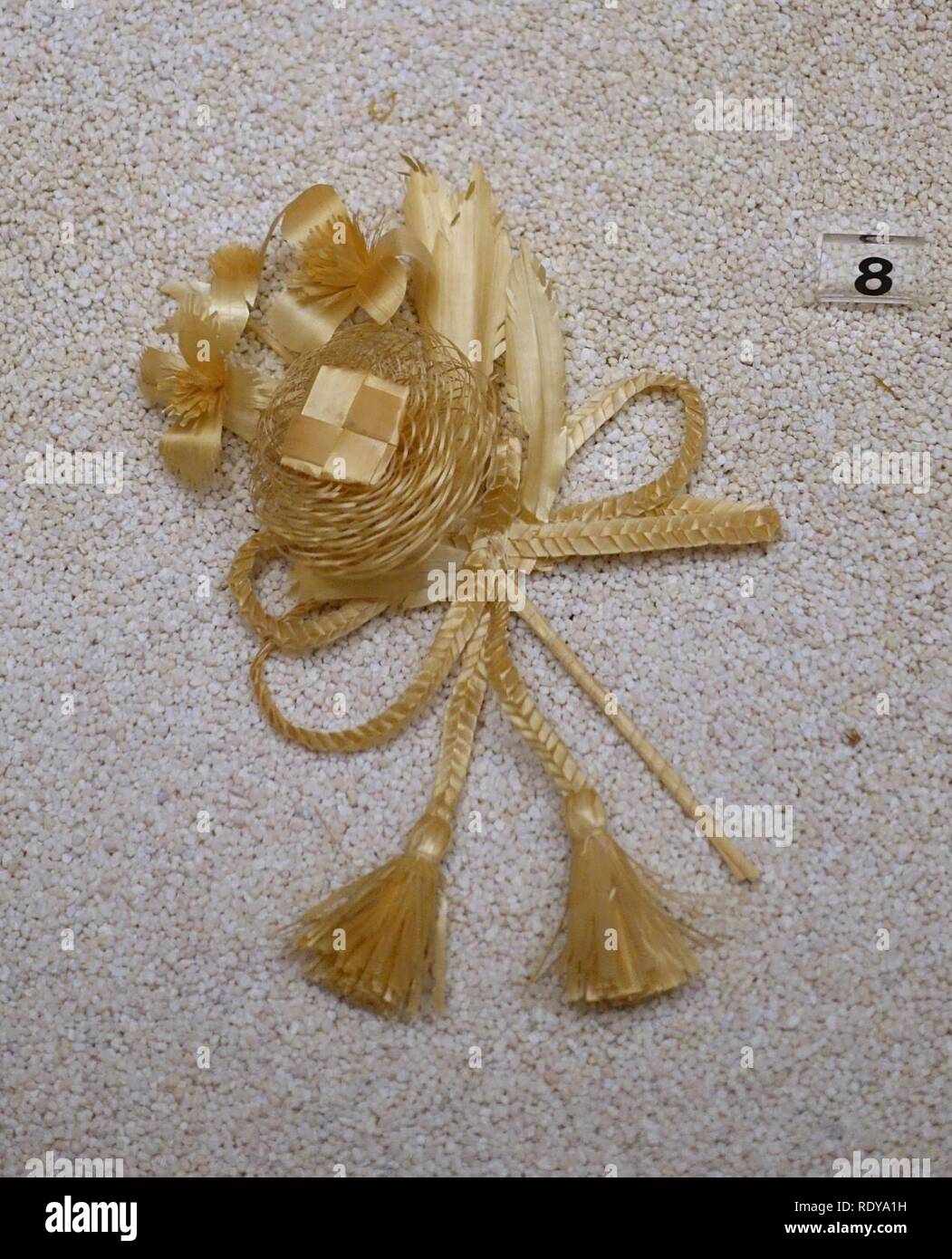 Fiori artificiali, Tahiti, 1905 - etnologiche Foto Stock