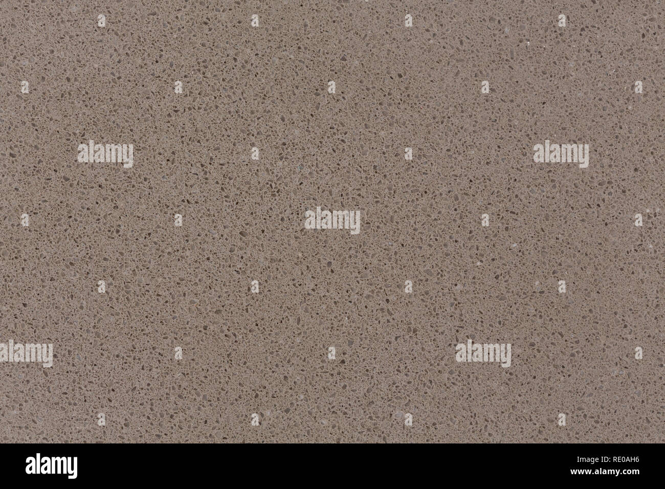 Quarzo sintetico tessitura della pietra, tono di grigio sulla macro. Foto Stock