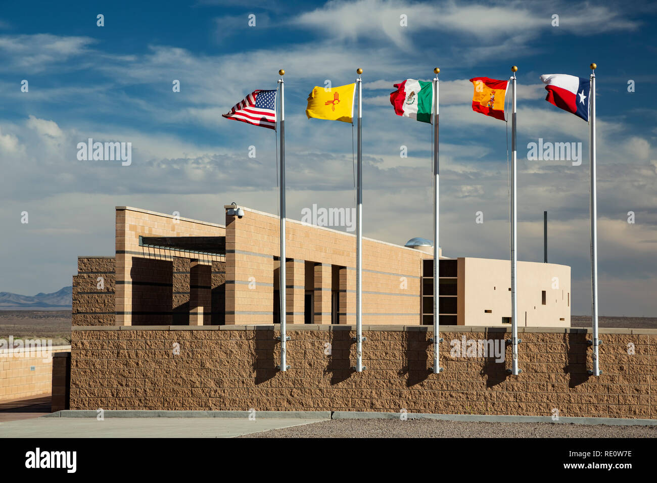 El Camino Real International Heritage Center, vicino a Socorro, Nuovo Messico USA Foto Stock